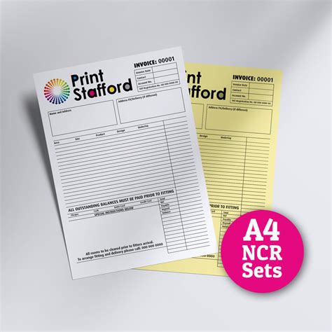 Triplicate NCR Sets – NCR Print.